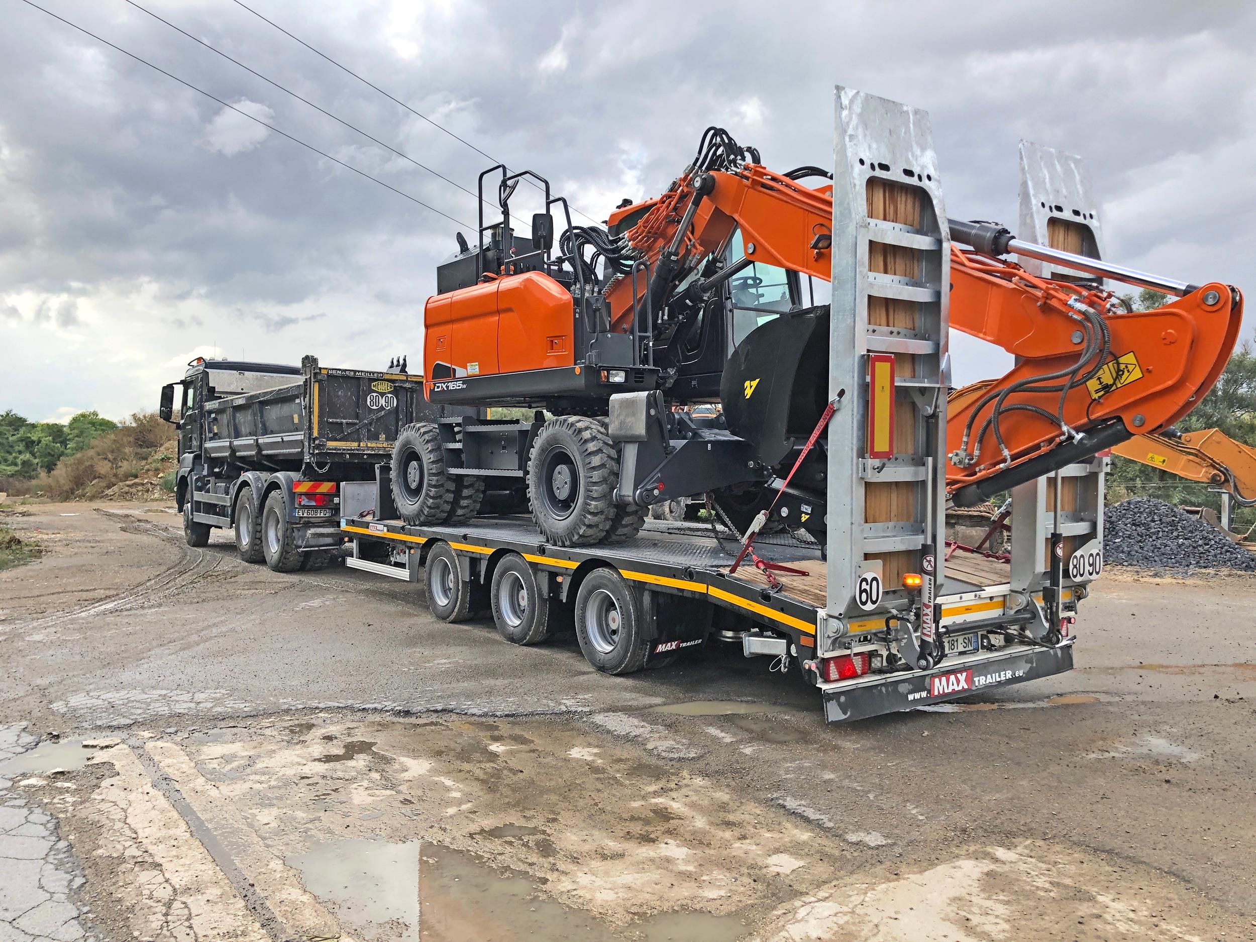 Remorque Porte Engin Location Camion Porteur Remorque Lider Porte