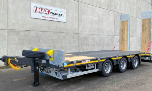 Max Trailer 300 porte engins semi-remorques l Channel Poids Lourds